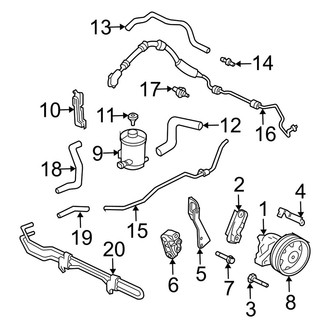 Acura OE - Steering Gear & Linkage - Pump & Hoses