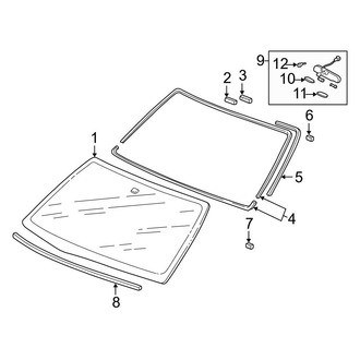 Acura OE - Windshield - Glass
