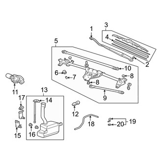 Acura OE - Windshield - Wiper & Washer Components