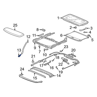 Acura OE - Rear Sunroof Drain Hose Drain Valve