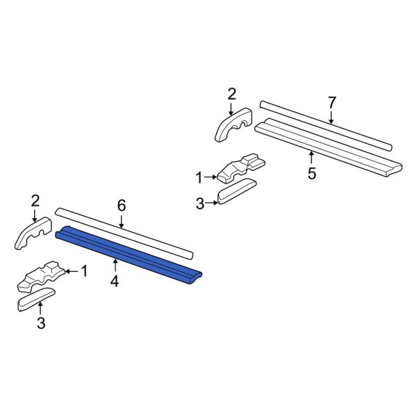 Roof Luggage Carrier Cross Rail