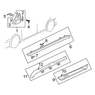 Acura OE - Body A-Pillar Trim Panel Screw