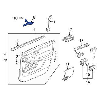 Acura OE - Rear Door Interior Trim Panel Bracket