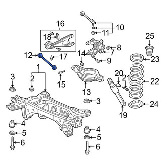 Acura OE - Rear Lower Forward Suspension Control Arm