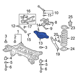 Acura OE - Rear Lower Forward Suspension Control Arm