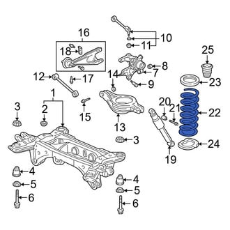 Acura OE - Rear Coil Spring