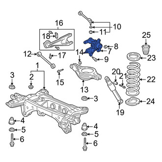 Acura OE - Rear Left Suspension Knuckle