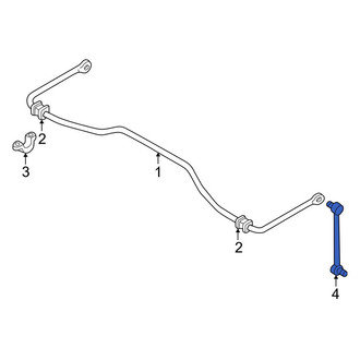 Acura OE - Rear Left Suspension Stabilizer Bar Link