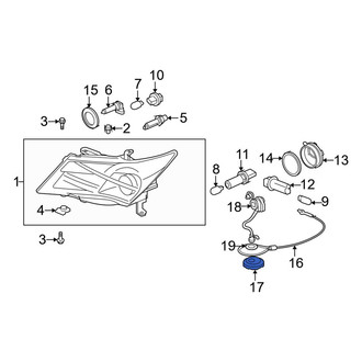 Acura OE - Front Headlight Control Module