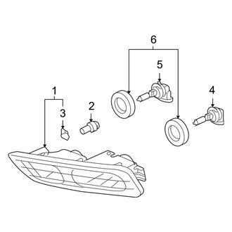 Acura OE - Front Lamps - Fog Lamps