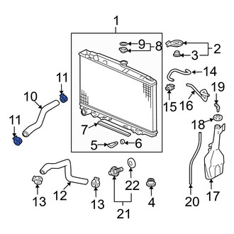 Acura OE - Radiator Hose Clamp