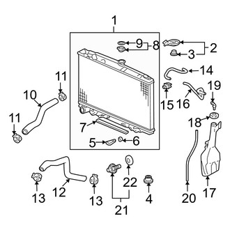 Acura OE - Cooling - Radiator & Components