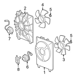 Acura OE - Cooling Fan (Base)