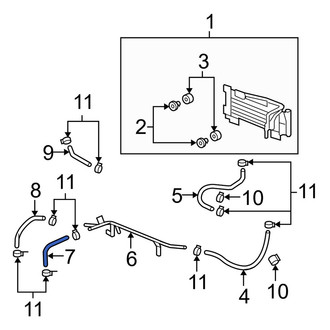 Acura OE - Automatic Transmission Oil Cooler Hose