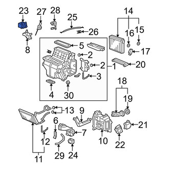 Acura OE - Front Left HVAC Blend Door Actuator