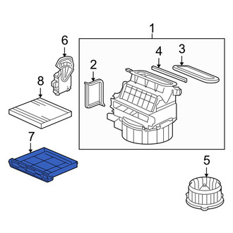 Acura OE - Cabin Air Filter Cover