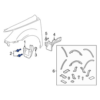 Acura OE - Mud Flap Screw