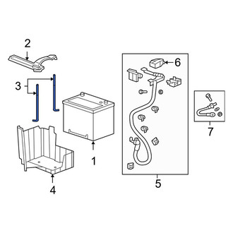 Acura OE - Battery Hold Down Bolt