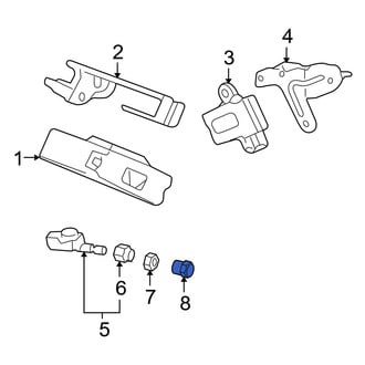 Acura OE - Tire Pressure Monitoring System (TPMS) Sensor Nut