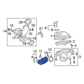 Acura OE - Engine Air Intake Hose