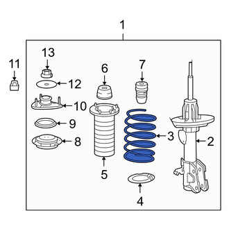 Acura OE - Front Right Coil Spring