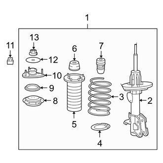 Acura OE - Front Suspension - Struts & Components (Technology Package)