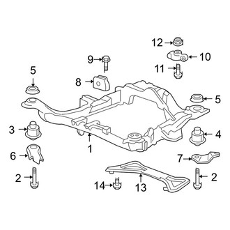 Acura OE - Front Suspension - Suspension Mounting
