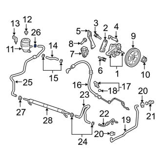 Acura OE - Power Steering Hose Clamp