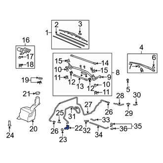 Acura OE - Windshield Washer Pump