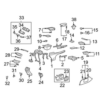 Acura OE - Console (Console Components)