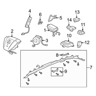 Acura OE - Restraint Systems - Air Bag Components