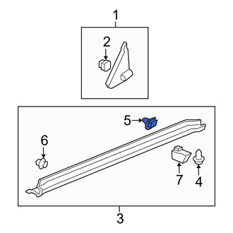 Acura OE - Rocker Panel Molding Clip