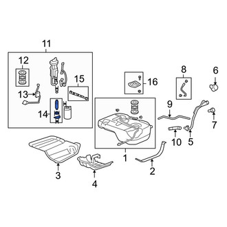 Acura OE - Fuel Pump Filter