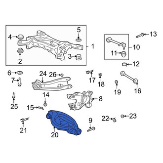 Acura OE - Rear Lower Forward Suspension Control Arm