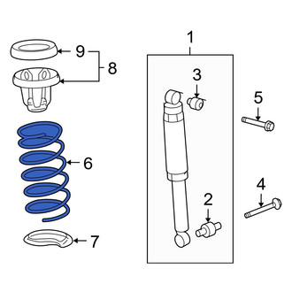 Acura OE - Rear Coil Spring