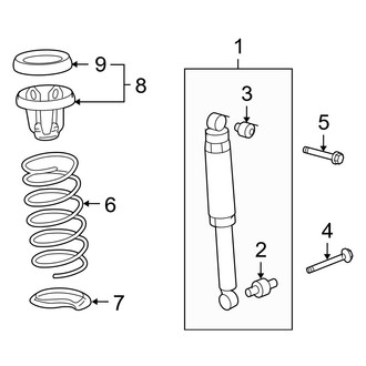 Acura OE - Rear Suspension - Shocks & Components (Technology Package)