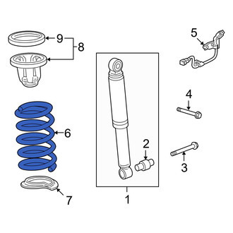 Acura OE - Rear Coil Spring