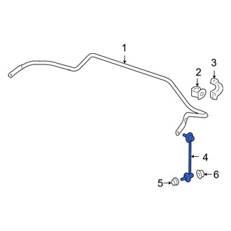 Acura OE - Rear Left Suspension Stabilizer Bar Link