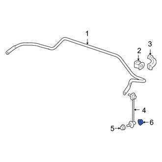 Acura OE - Front Suspension Stabilizer Bar Link Nut