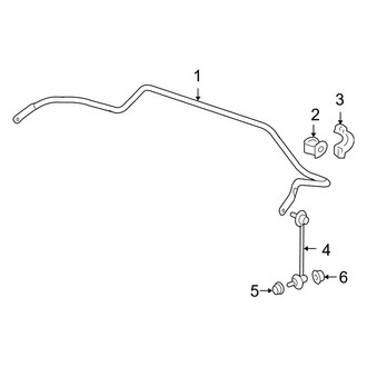 Acura OE - Rear Suspension - Stabilizer Bar & Components