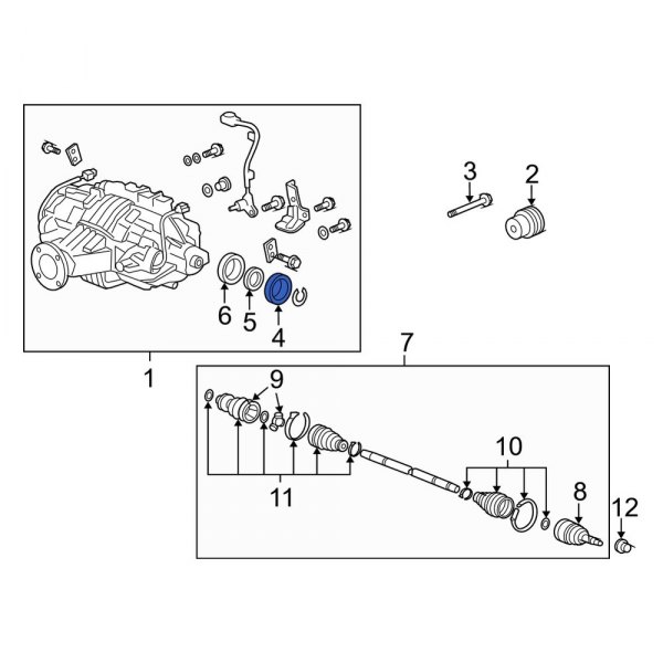 CV Axle Shaft Seal