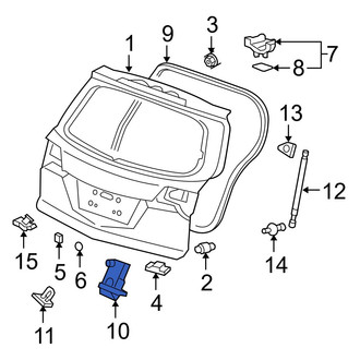 Acura OE - Rear Liftgate Latch
