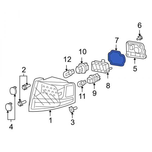 Tail Light Cover Gasket