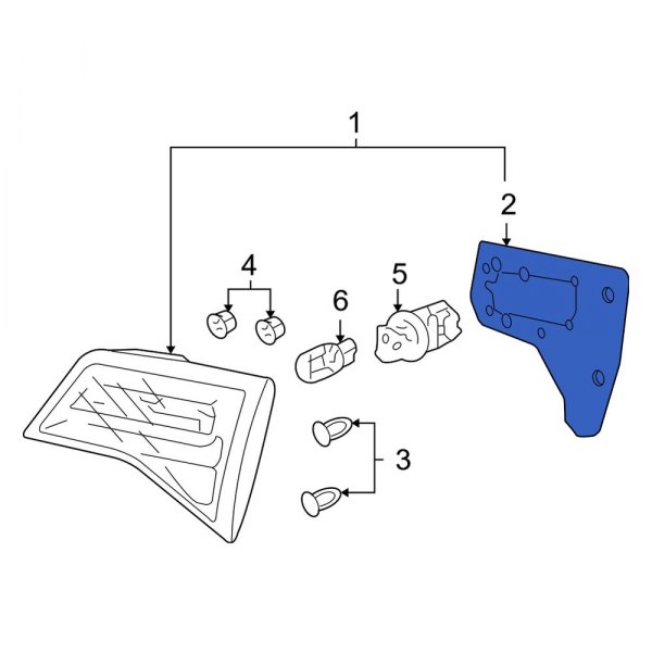 Back Up Light Assembly Gasket