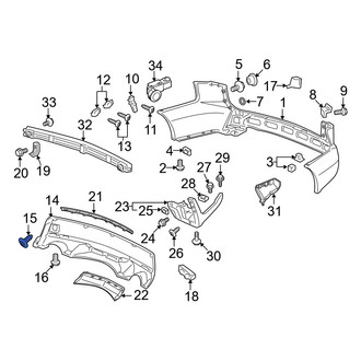 Acura OE - Grille Screw