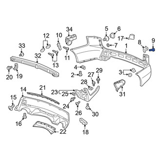 Acura OE - Front Bumper Cover Bolt