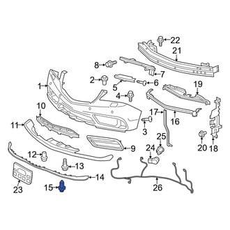 Acura OE - Valance Panel Clip