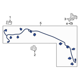 Acura OE - Front Parking Aid System Wiring Harness