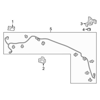 Acura OE - Front Bumper - Electrical Components
