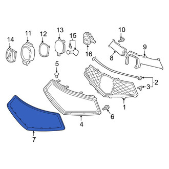 Acura OE - Front Grille Molding